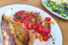 Brick Tunisienne, salade de tomate